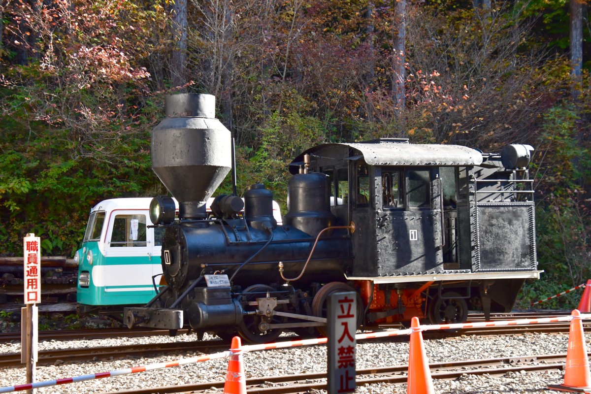 撮影・紅葉・赤沢森林鉄道