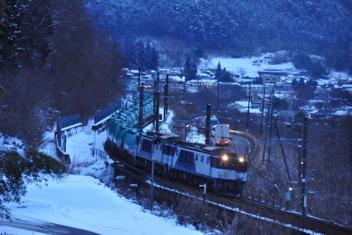 撮影・雪・中央西線・倉本－須原