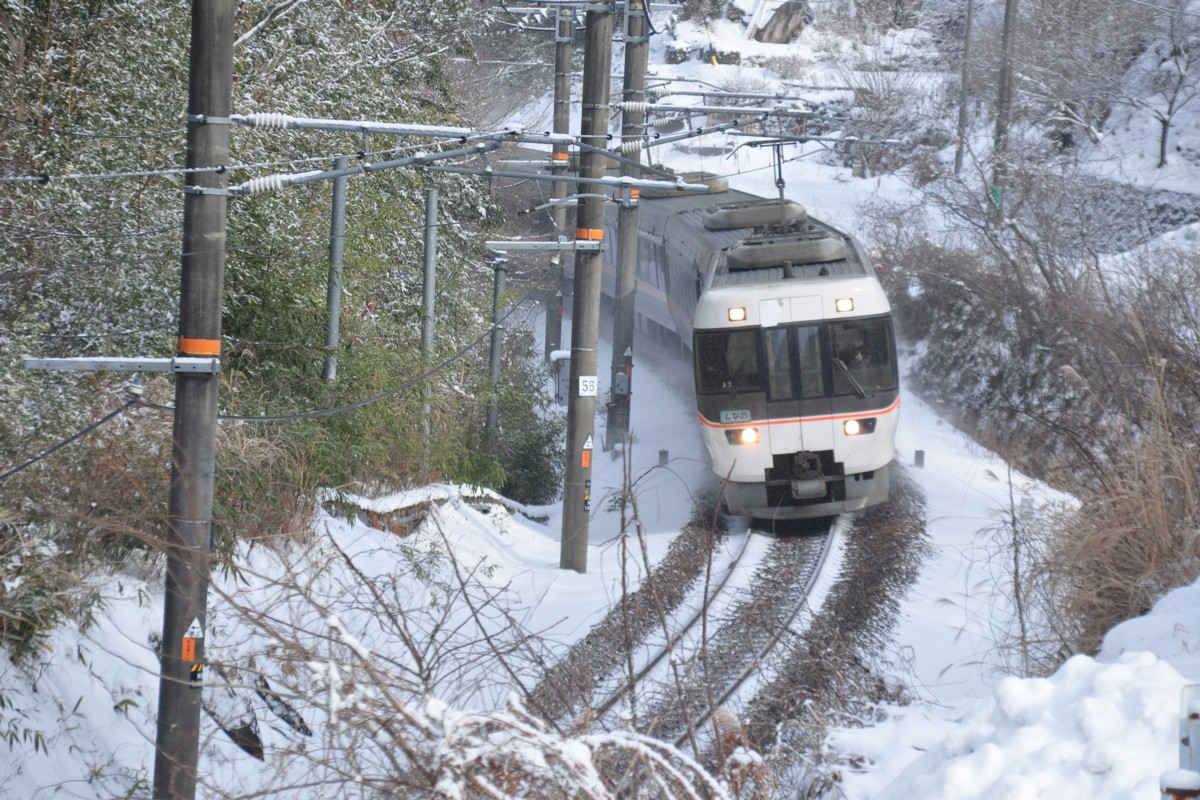 撮影・雪・中央西線・野尻－十二兼