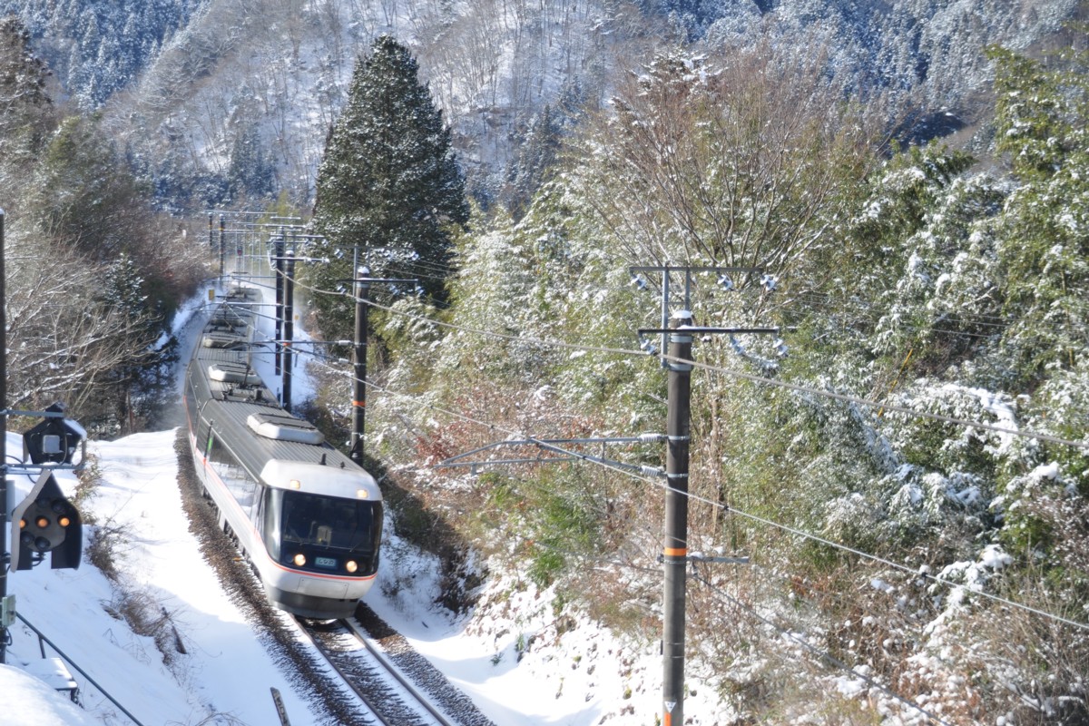 撮影・雪・中央西線・野尻－十二兼