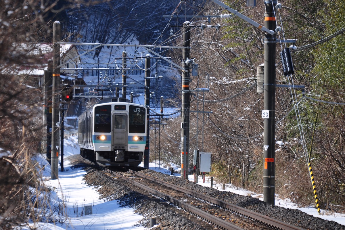 撮影・雪・中央西線・須原－大桑