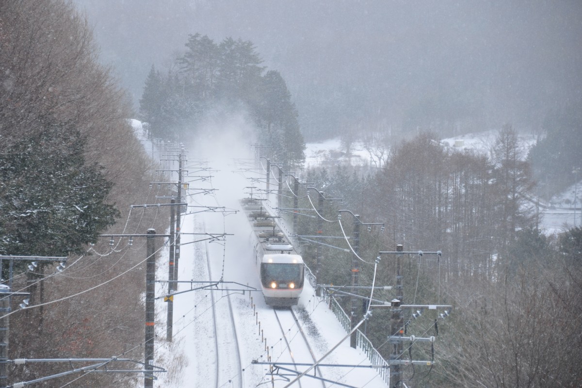 撮影・雪・中央西線・奈良井－藪原