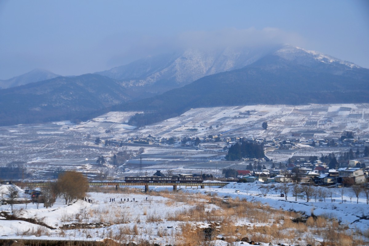 撮影・雪・長野電鉄・夜間瀬－信濃竹原