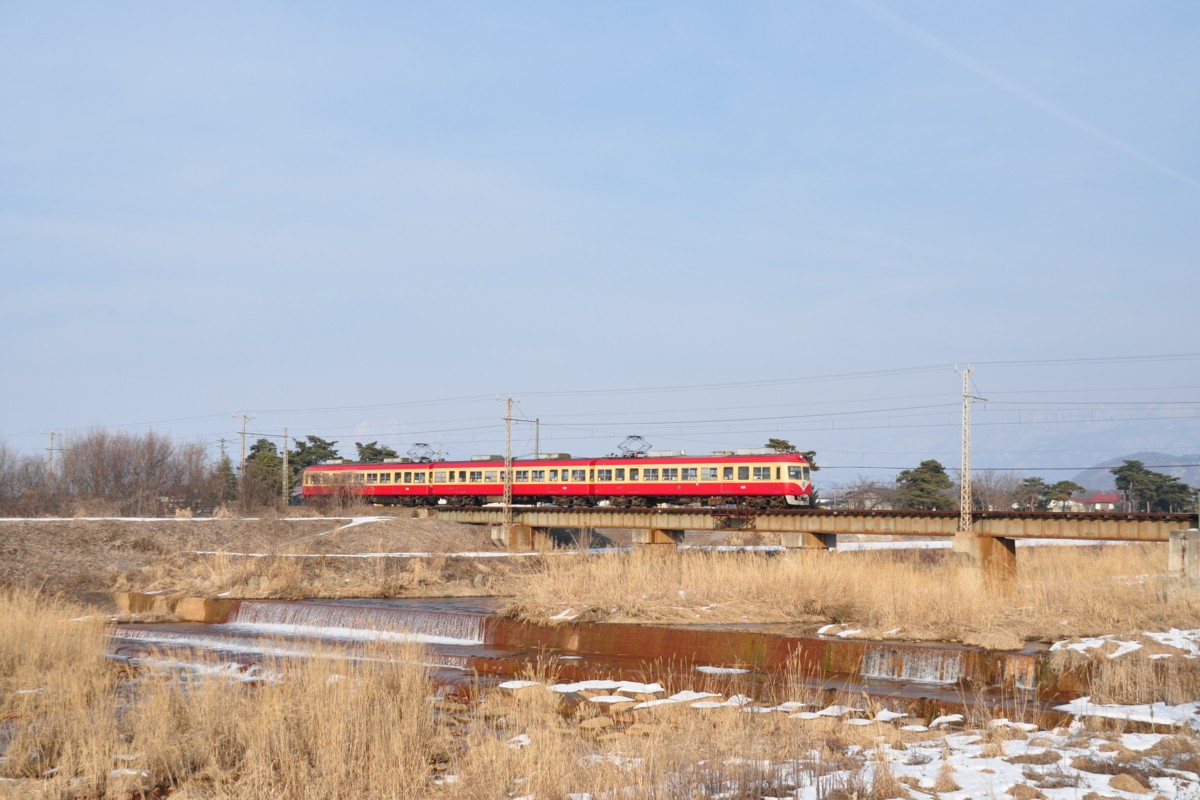 撮影・雪・長野電鉄・北須坂－小布施