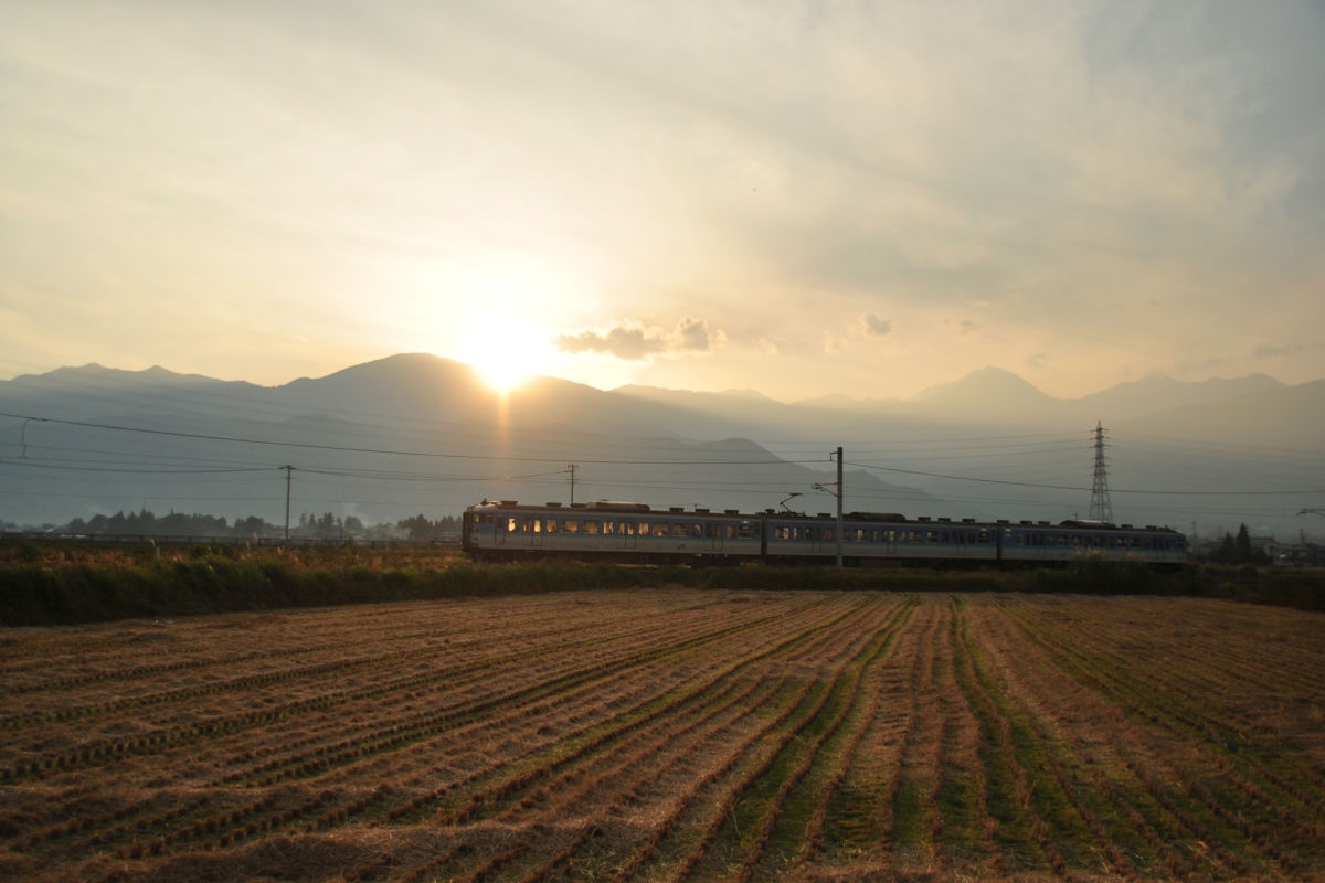 撮影・大糸線・豊科－柏矢町