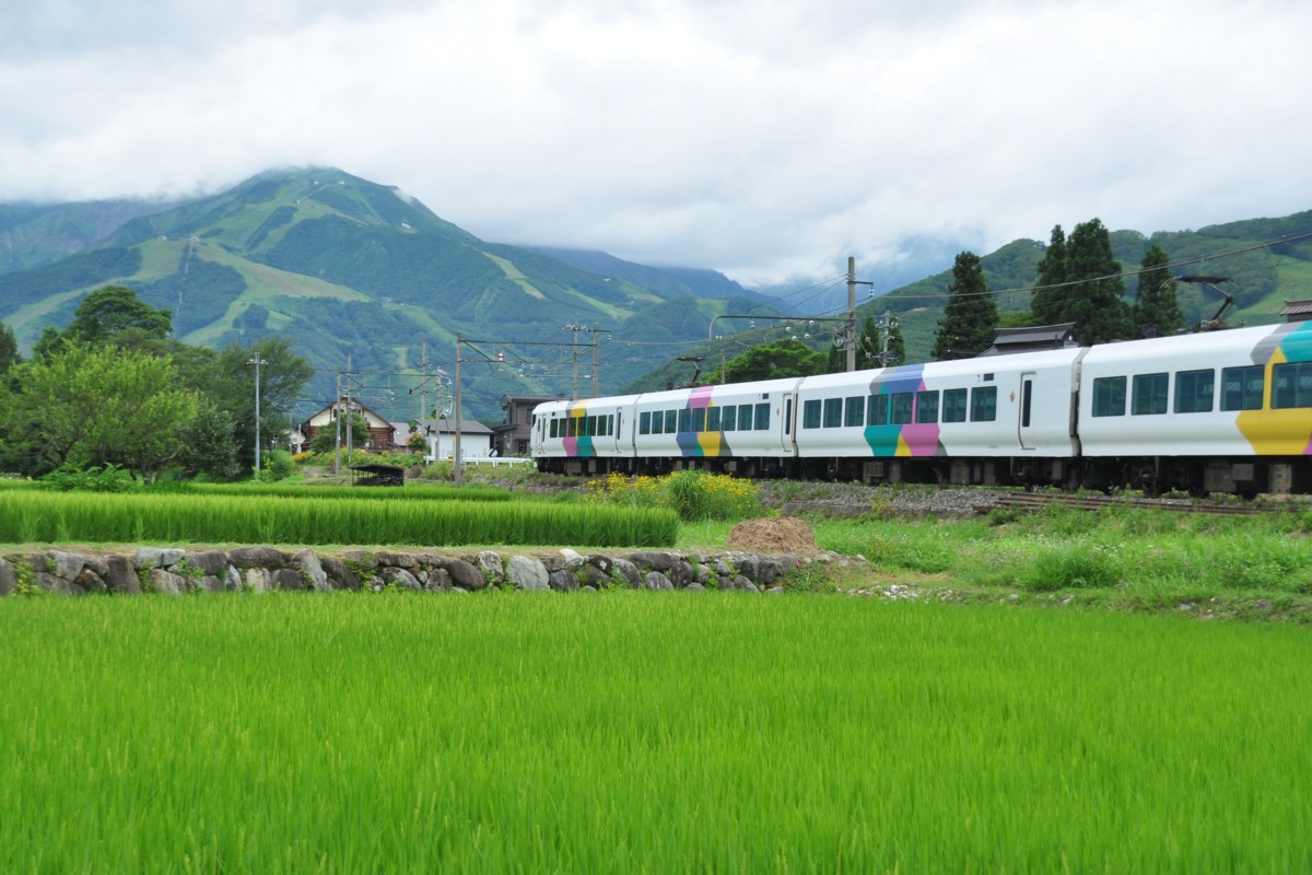 撮影・大糸線・信濃森上－白馬大池