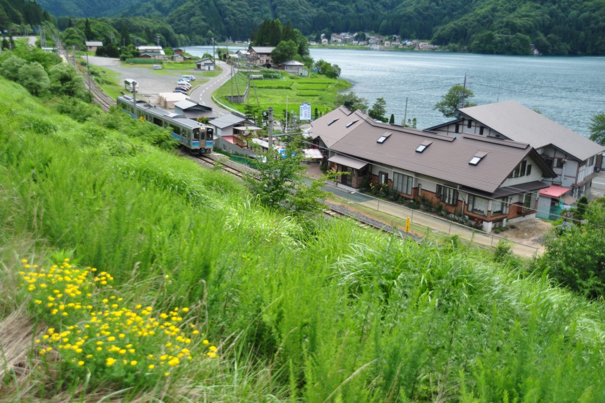 撮影・大糸線・ヤナバスキー場前－南神城