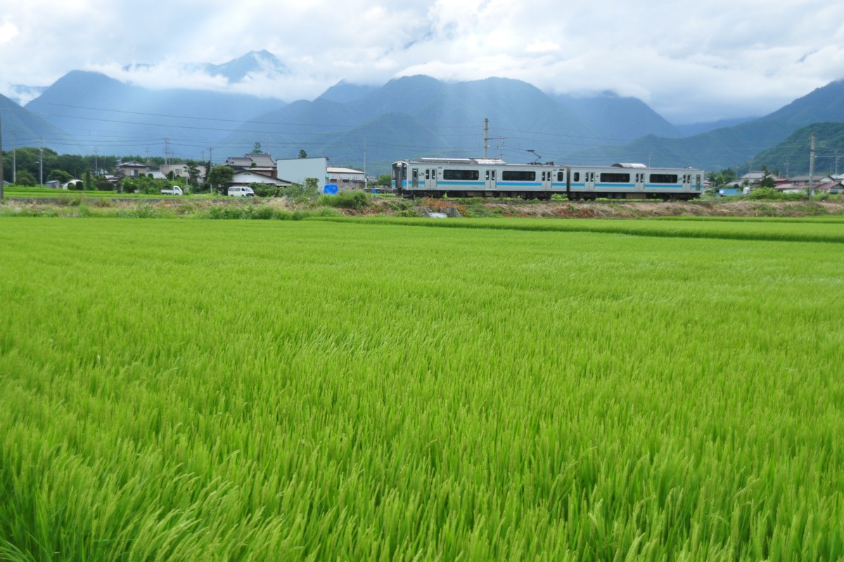 撮影・大糸線・信濃常盤－南大町