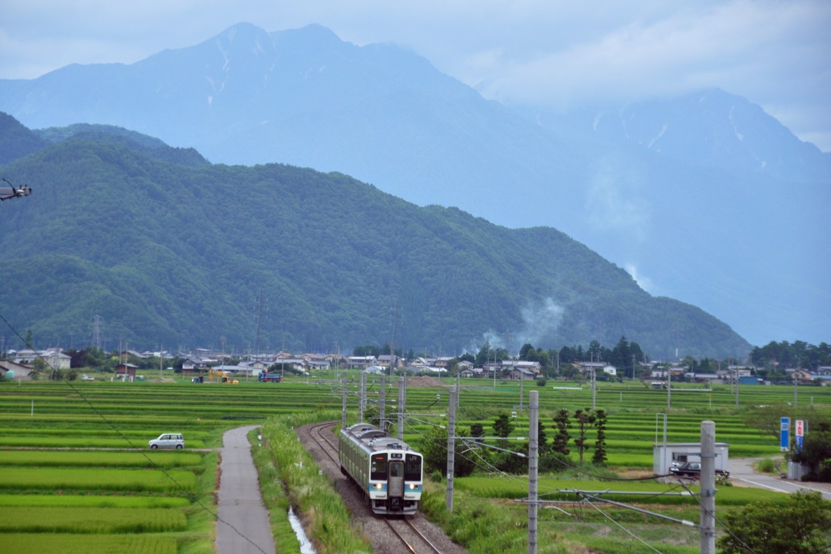 撮影・大糸線・安曇沓掛－信濃常盤