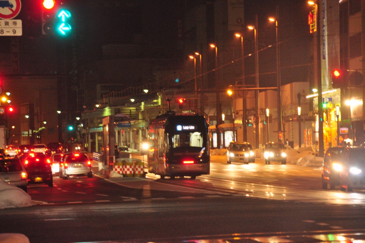 撮影・富山地方鉄道・セントラム・大手モール－グランドプラザ前