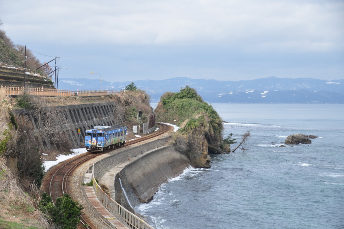 撮影・氷見線・越中国分－雨晴