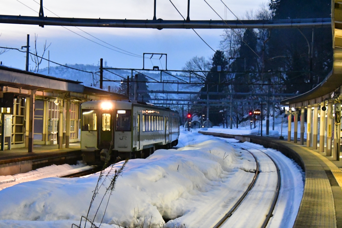 撮影・雪・上越線・越後川口