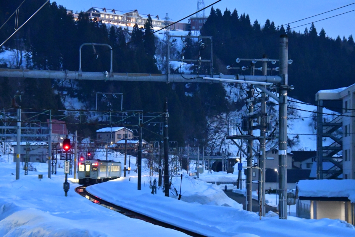 撮影・雪・上越線・越後川口