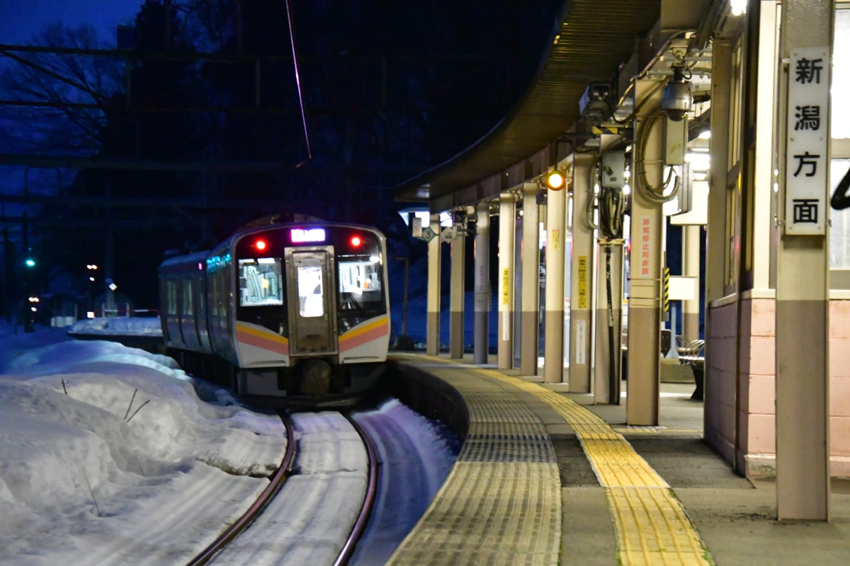 撮影・雪・上越線・越後川口