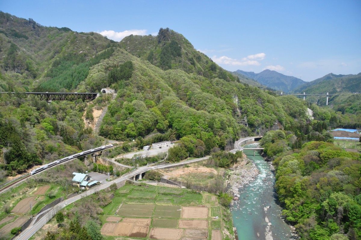 吾妻線・川原湯温泉－長野原草津口