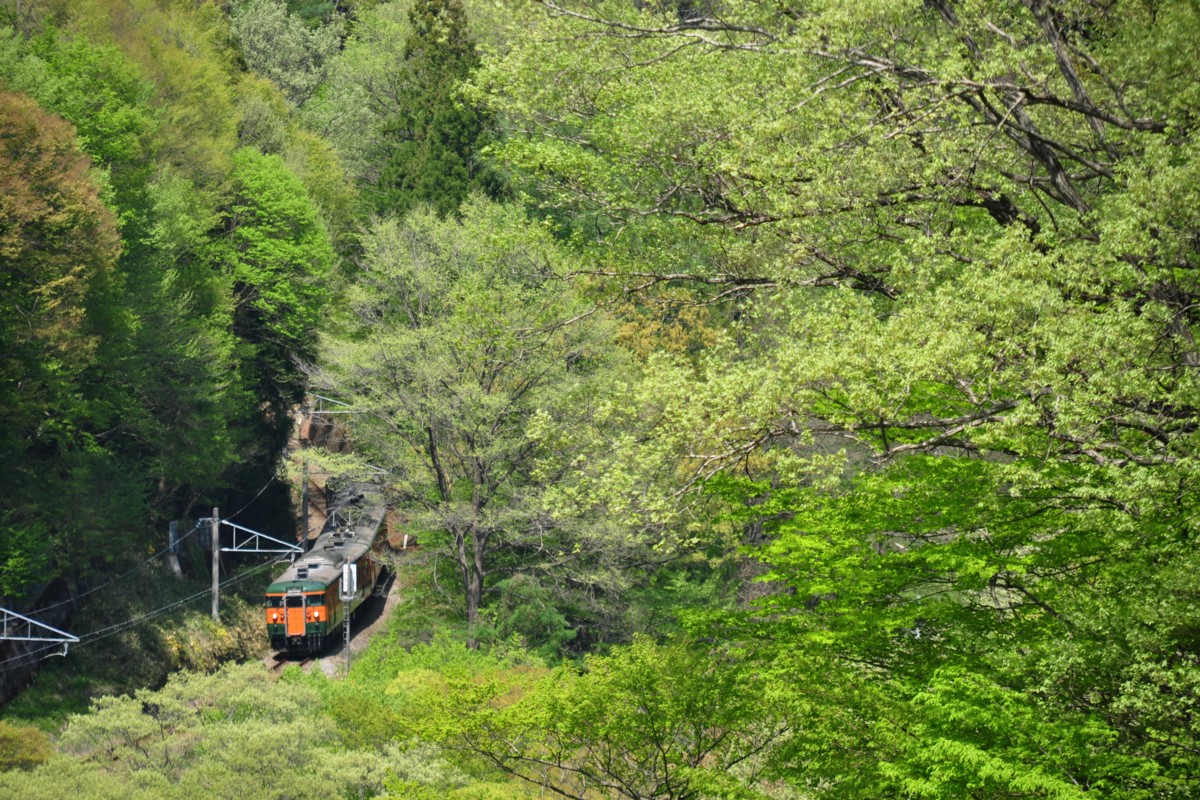 吾妻線・川原湯温泉－長野原草津口