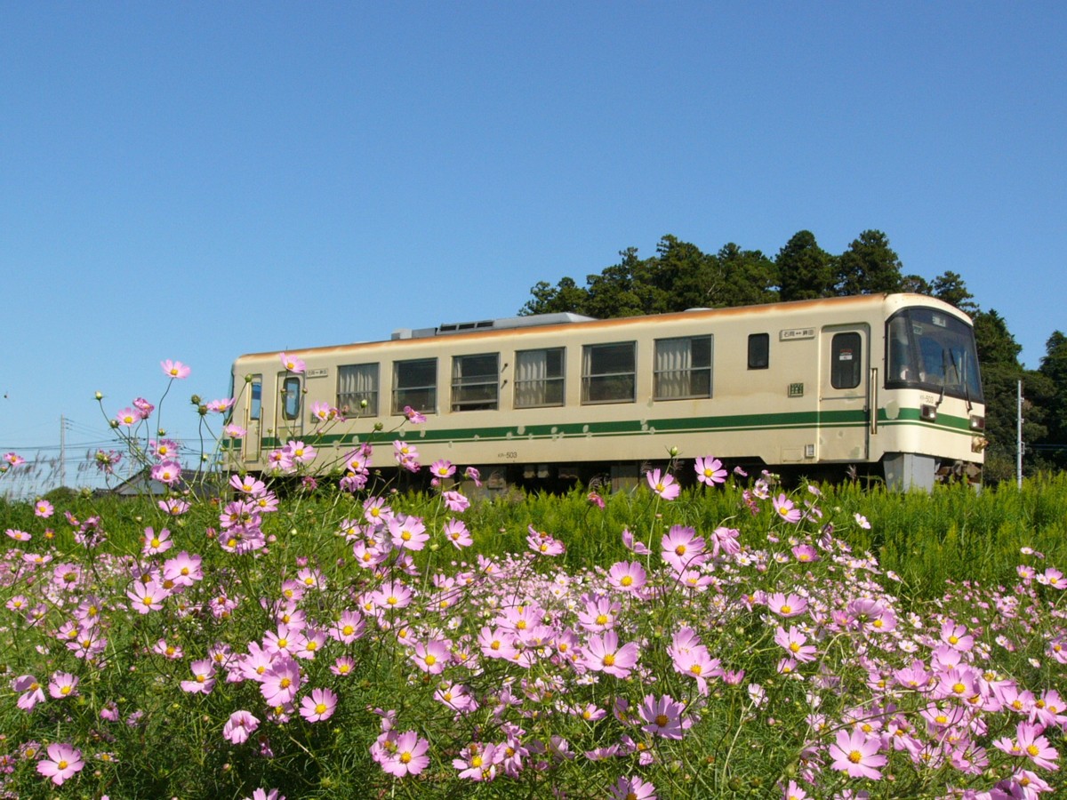 鹿島鉄道・小川高校下