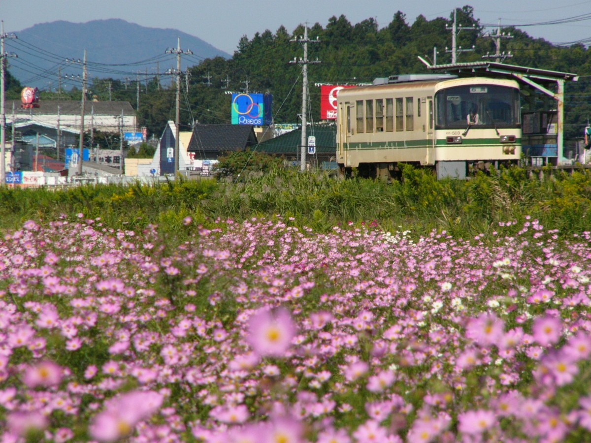 鹿島鉄道・小川高校下