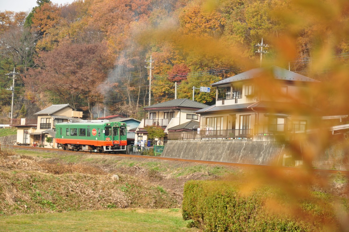撮影・紅葉・真岡鐡道・天矢場－茂木