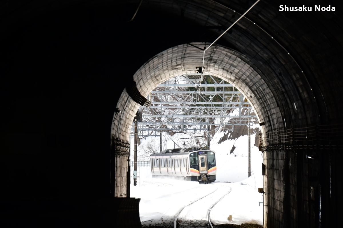 鉄道写真・雪景色・撮影地：上越線・湯檜曽