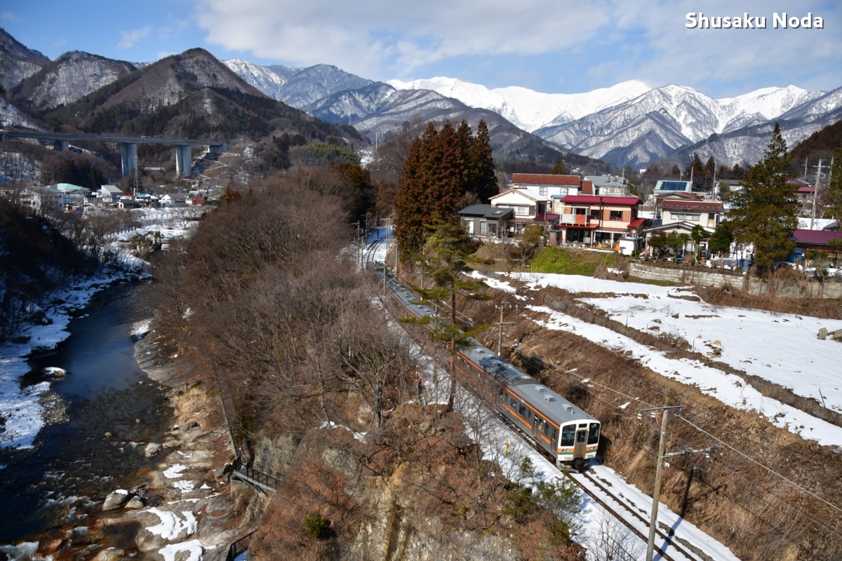 鉄道写真・雪景色・撮影地：上越線・湯檜曽