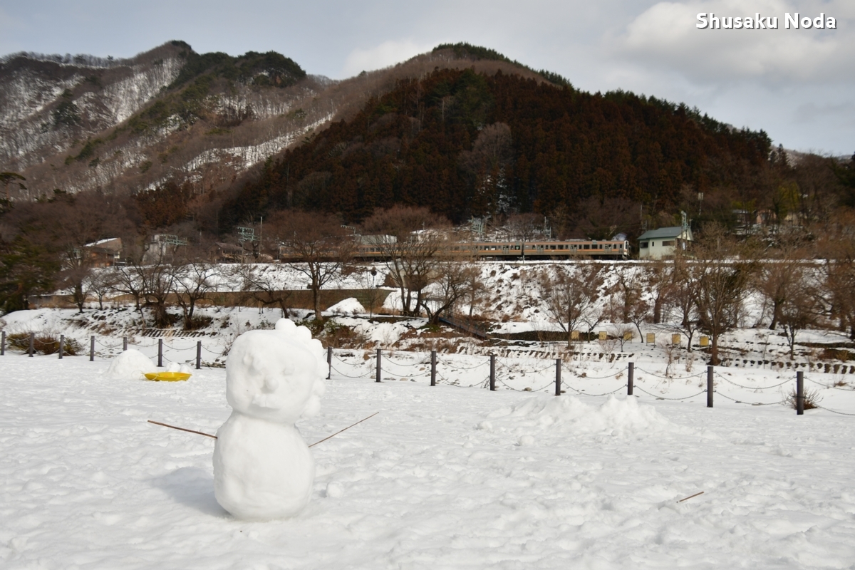 鉄道写真・雪景色・撮影地：上越線・上牧－水上