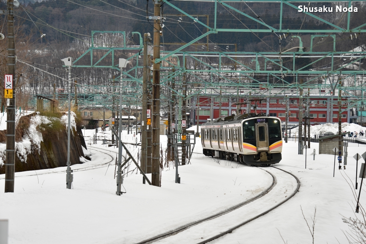 鉄道写真・雪景色・撮影地：上越線・水上－湯檜曽