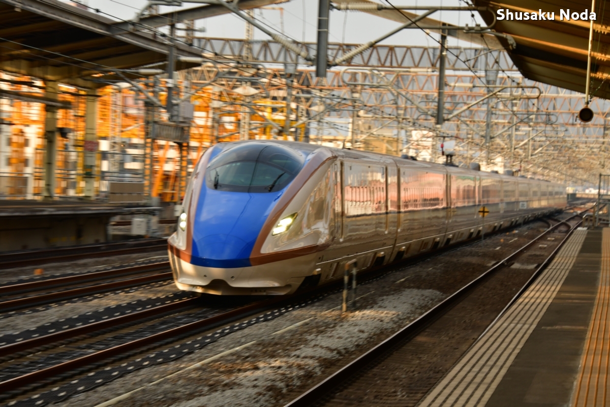 鉄道写真・流し撮り・撮影地：上越新幹線・高崎