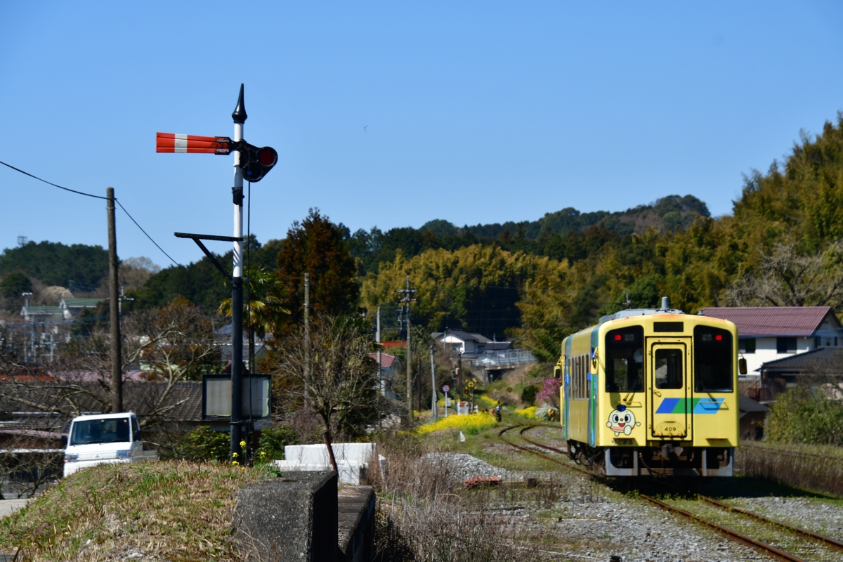 撮影・春・平成筑豊鉄道・油須原