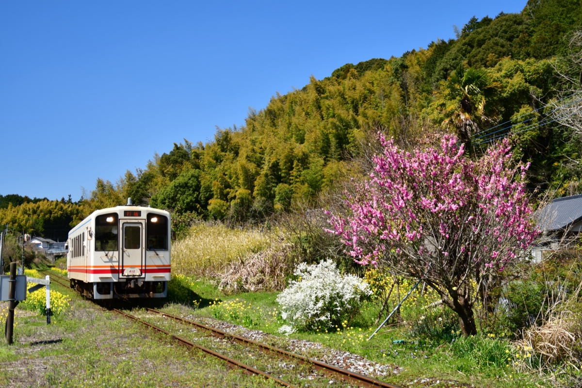 撮影・春・平成筑豊鉄道・油須原