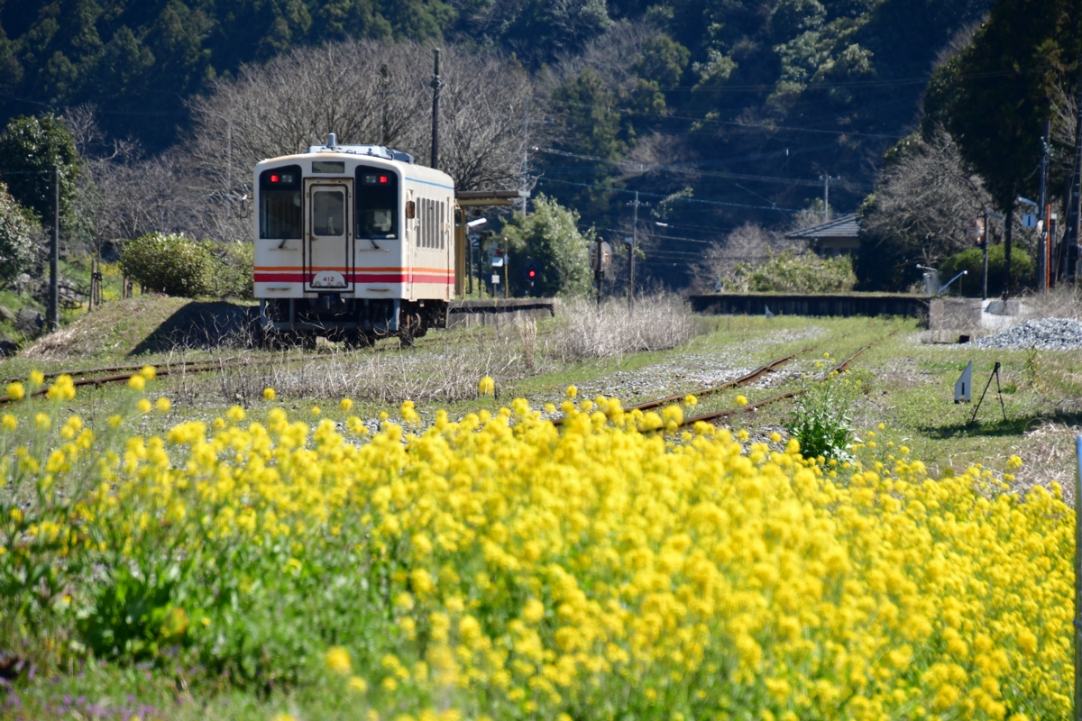 撮影・春・平成筑豊鉄道・油須原