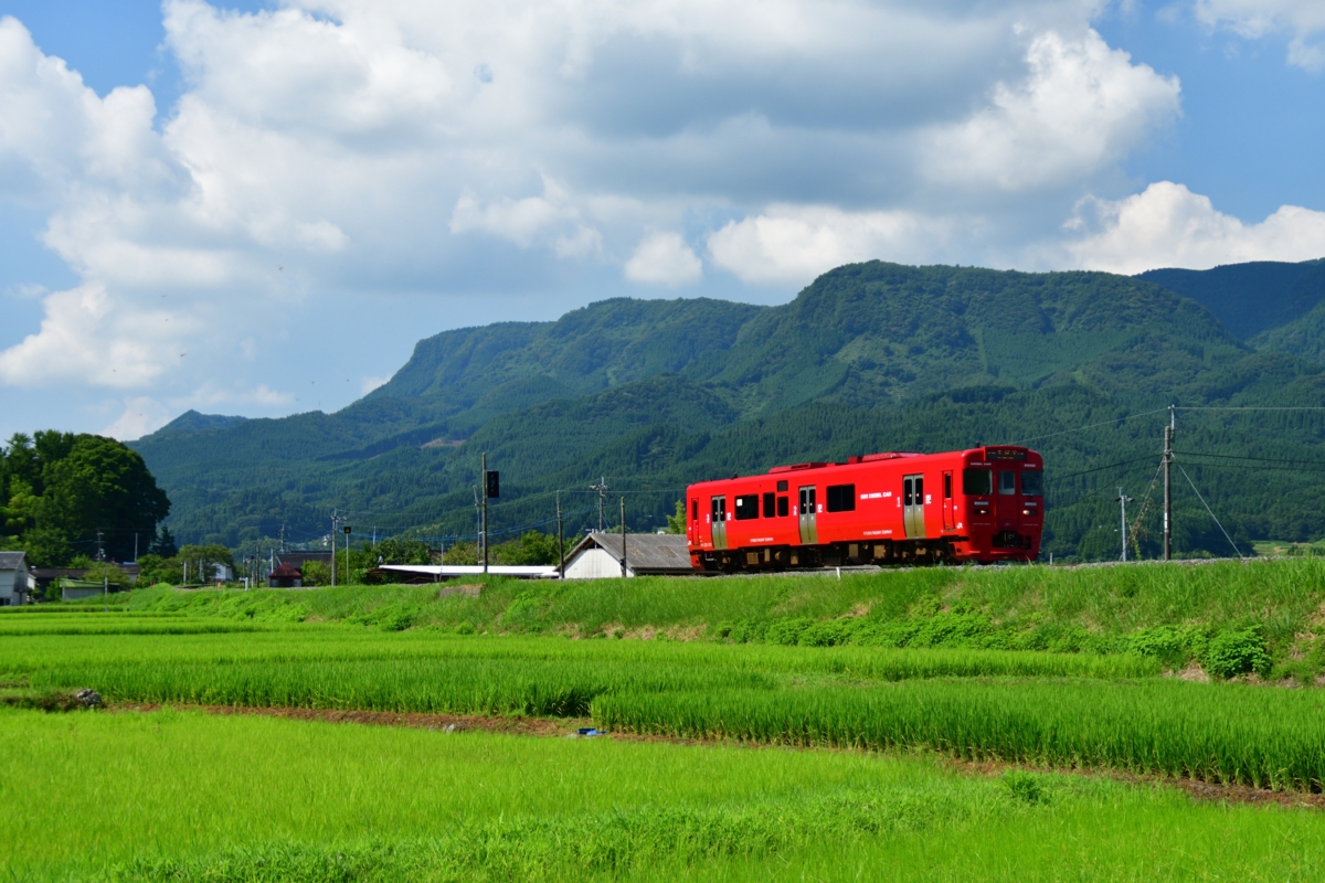 撮影・久大本線・豊後森－恵良