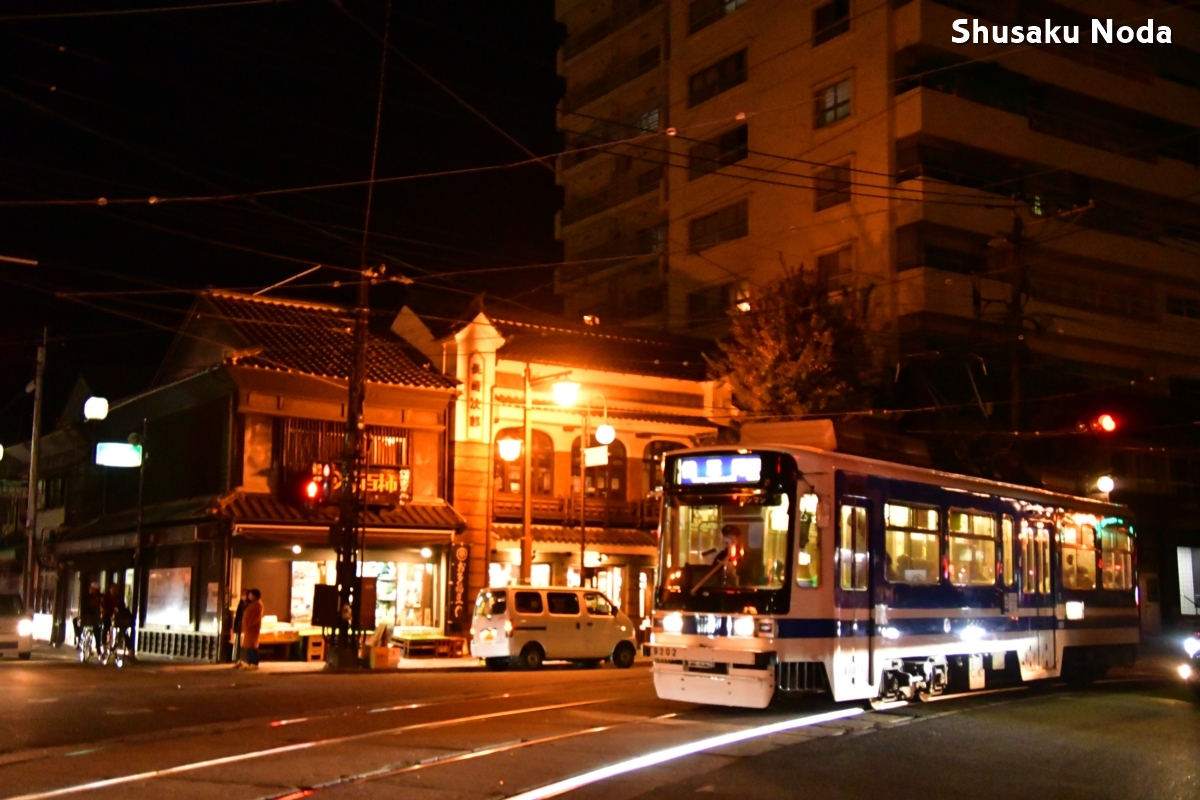 鉄道写真・夜景・路面電車・撮影地：熊本市電・新町