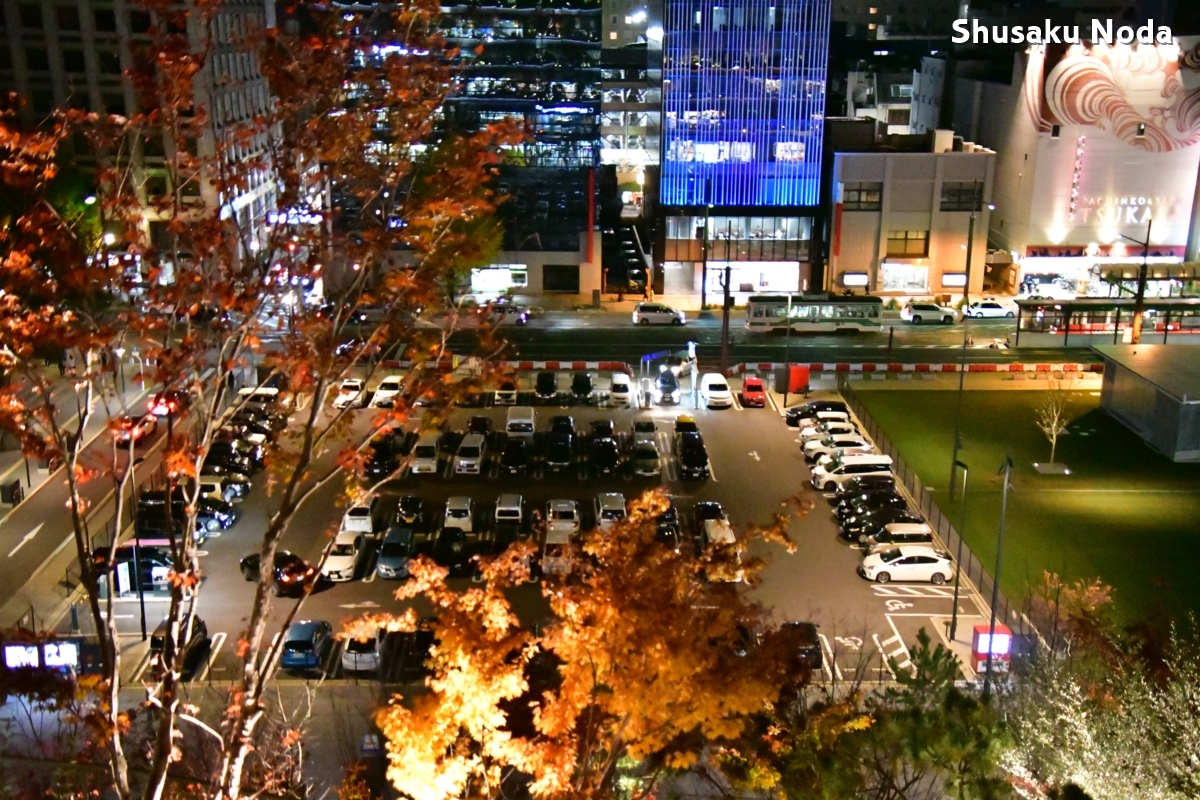 鉄道写真・夜景・路面電車・撮影地：熊本市電・辛島町
