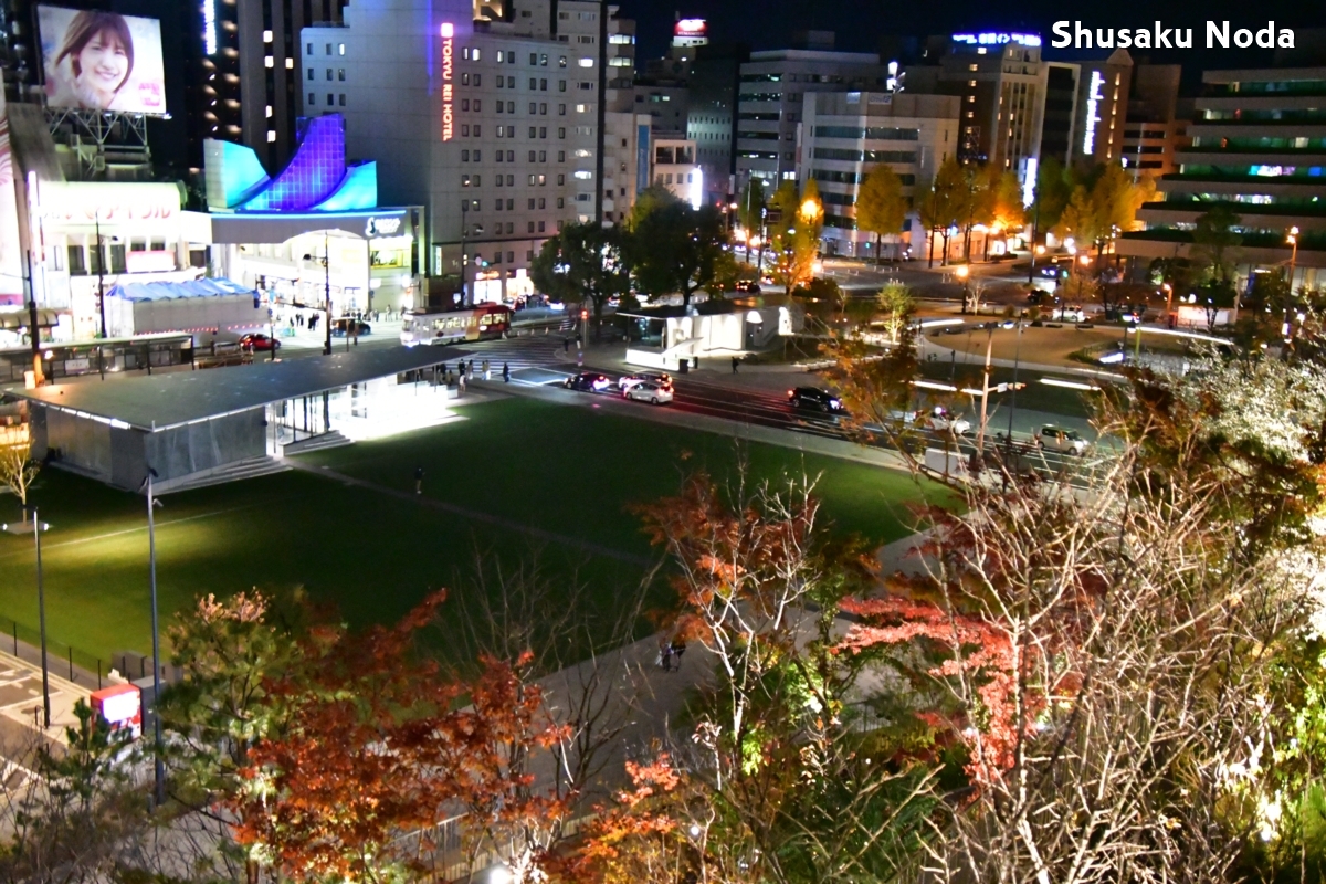 鉄道写真・夜景・路面電車・撮影地：熊本市電・辛島町