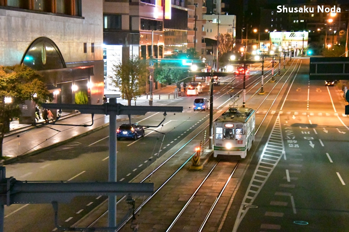 鉄道写真・夜景・路面電車・撮影地：熊本市電・熊本駅前