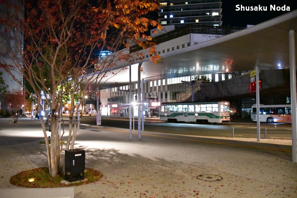 鉄道写真・夜景・路面電車・撮影地：熊本市電・熊本駅前