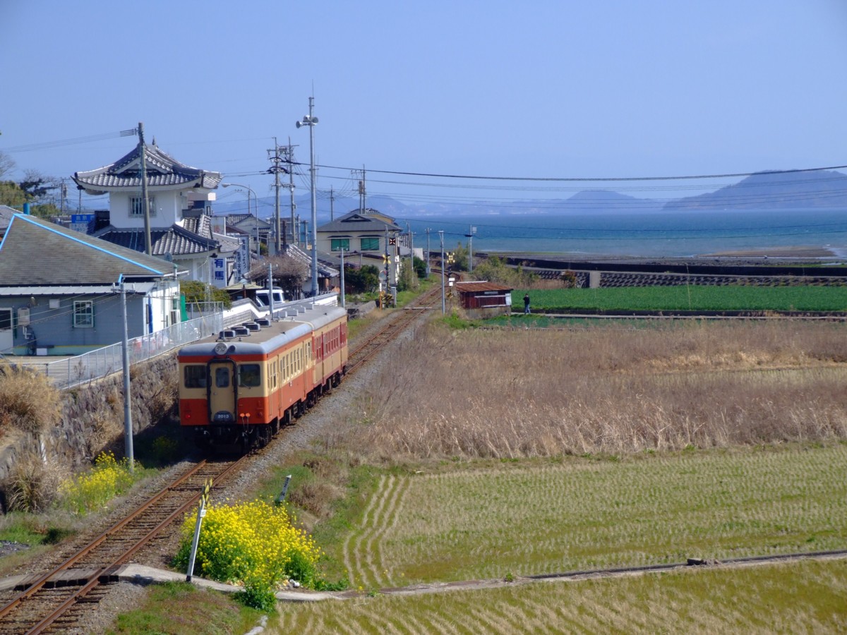 撮影・島原鉄道・竜石－北有馬