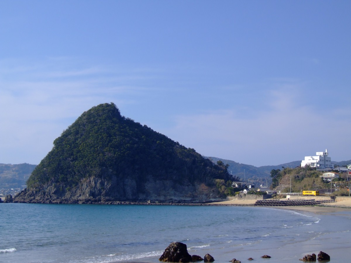 撮影・島原鉄道・白浜海水浴場前－加津佐