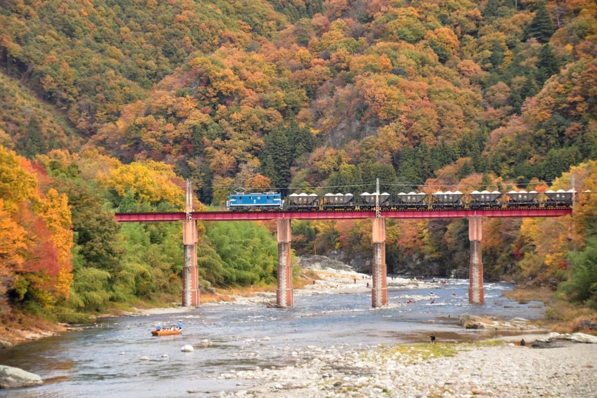 秩父鉄道・上長瀞－親鼻・紅葉