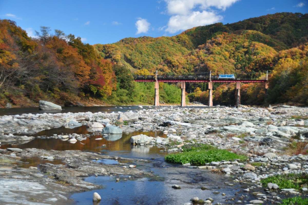 秩父鉄道・上長瀞－親鼻・紅葉
