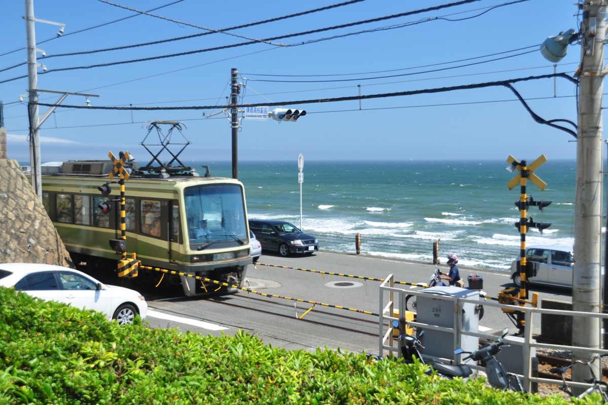 撮影・江ノ島電鉄・鎌倉高校前