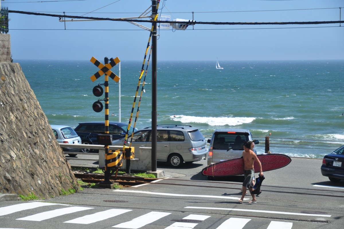 撮影・江ノ島電鉄・鎌倉高校前