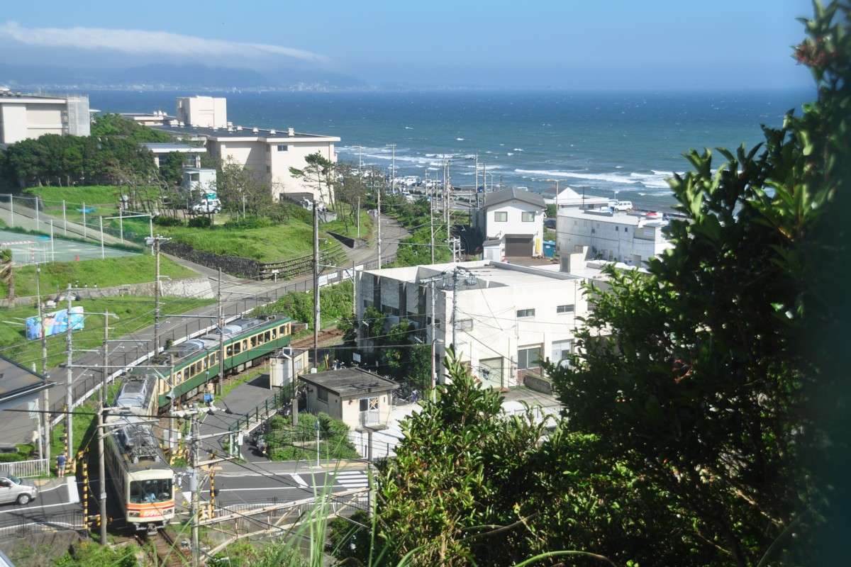 撮影・江ノ島電鉄・七里ヶ浜