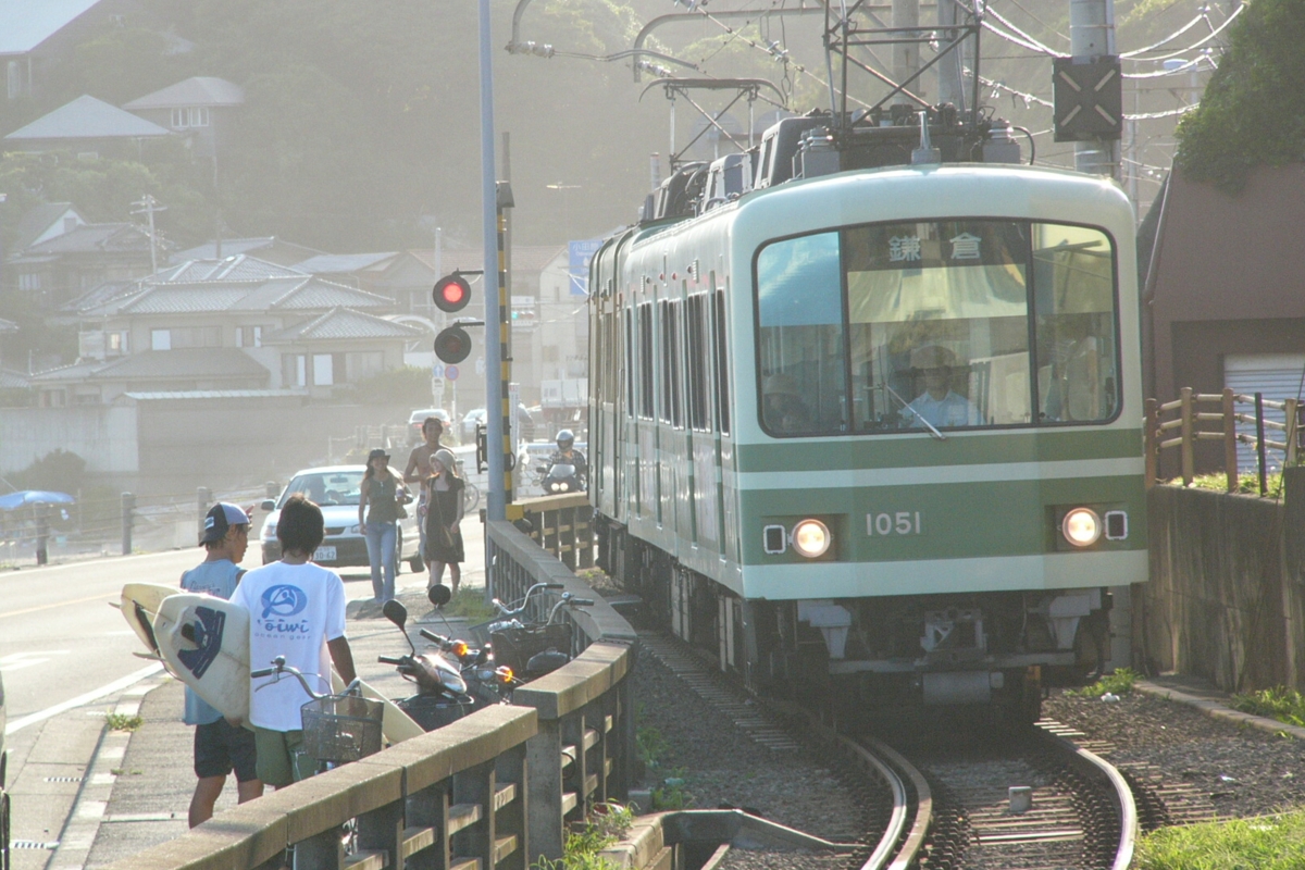 撮影・江ノ島電鉄・鎌倉高校前
