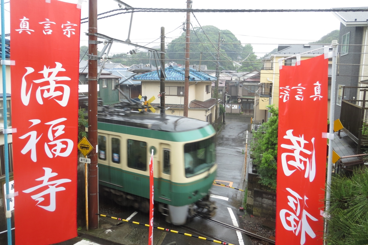撮影・江ノ島電鉄・紫陽花・腰越