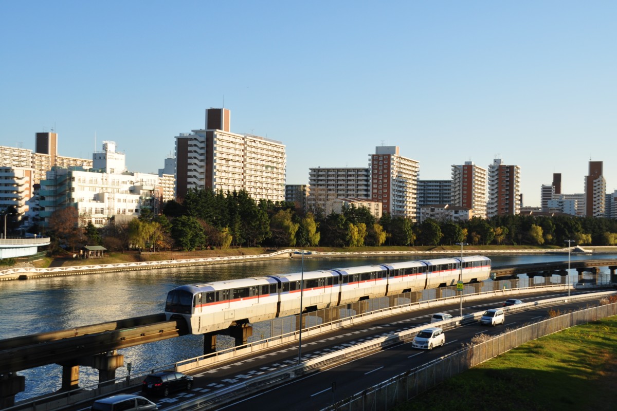 撮影・夕景・東京モノレール