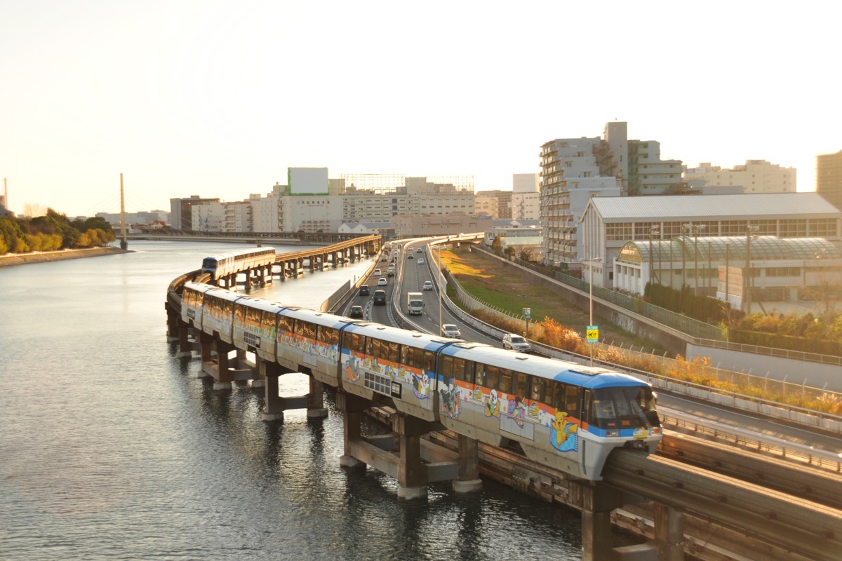 撮影・夕景・東京モノレール