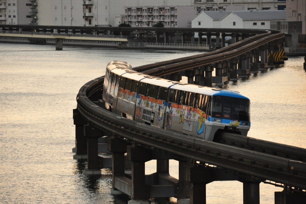 撮影・夕景・東京モノレール