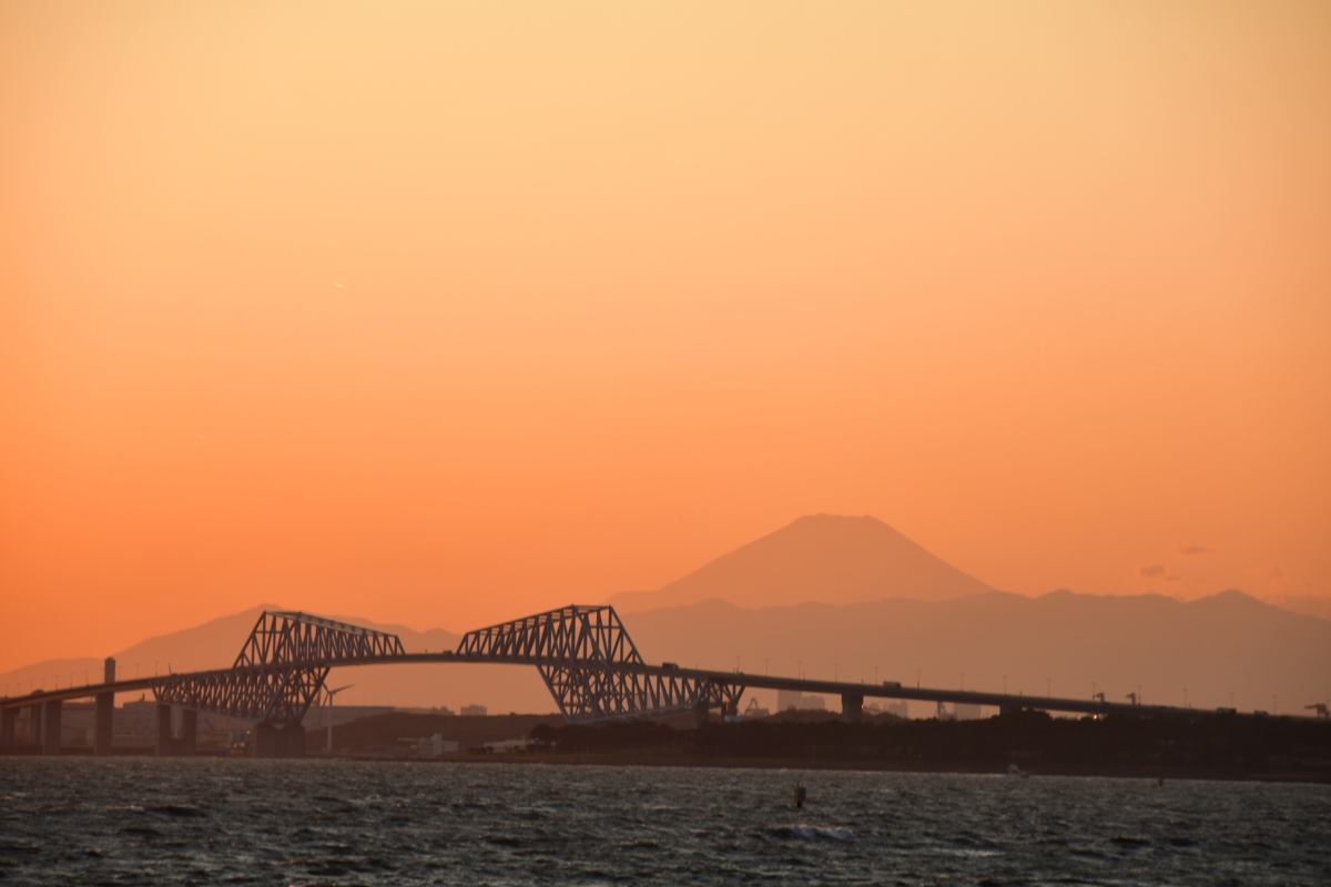 撮影・夕陽・舞浜海岸